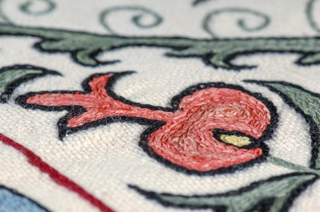 detal haftu na tkaninie